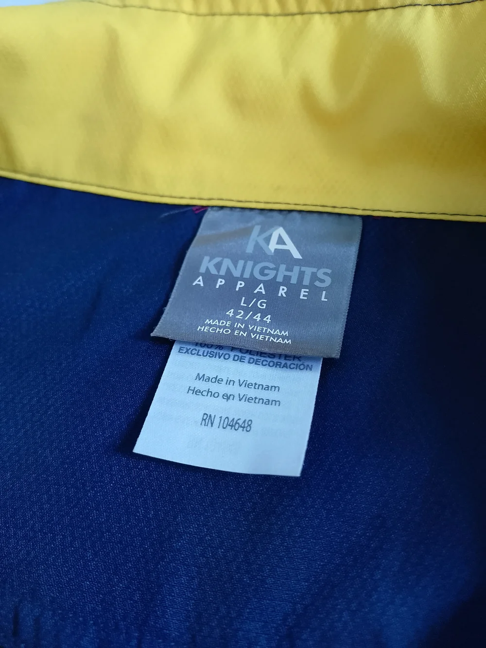 NCAA MICHIGAN UNIVERSITY SO BLUE Windbreaker Pullover Quarter Zip - Picture 2 of 8